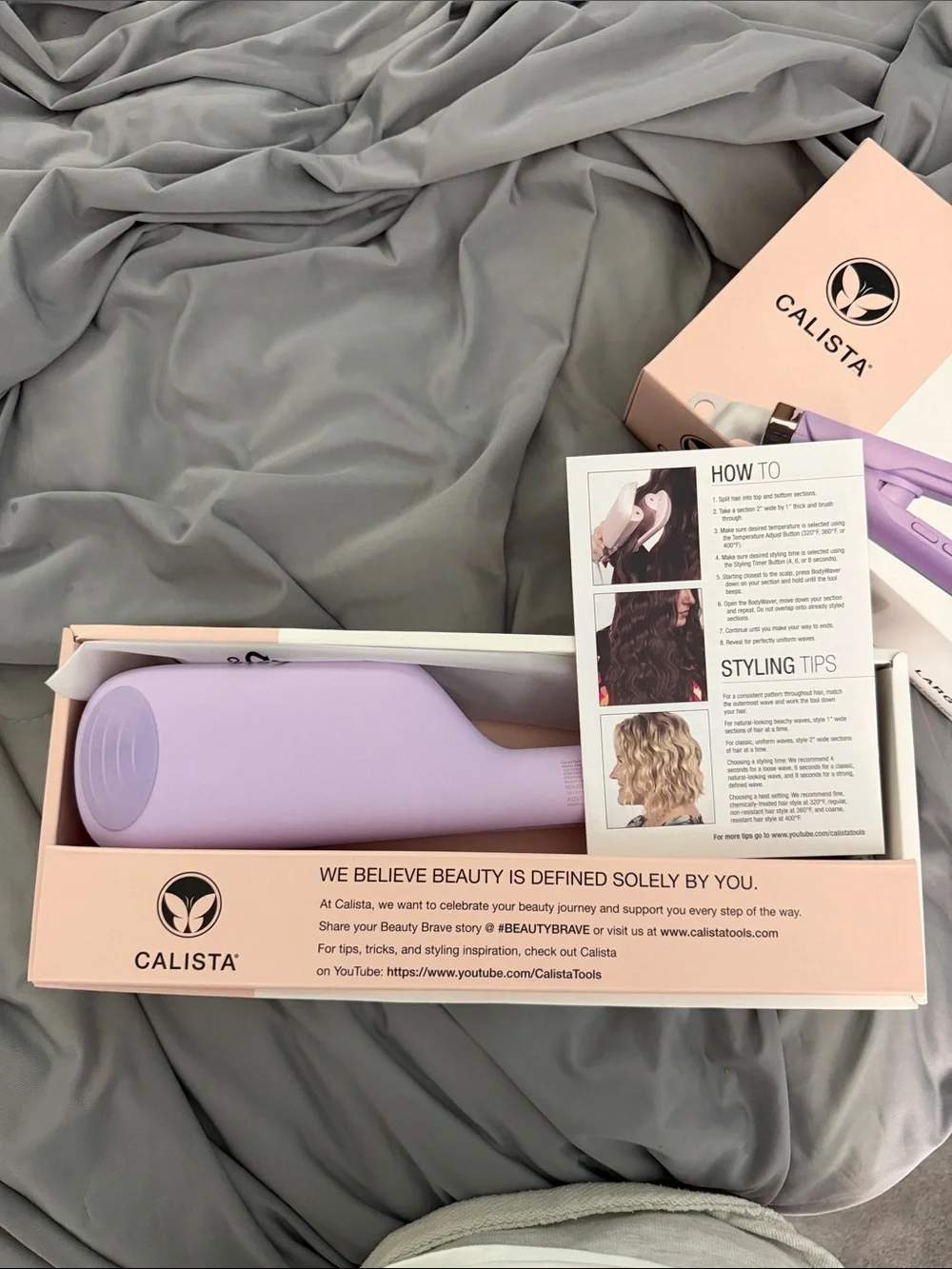 Calista BodyWaver Large Wave Styler in Lavender